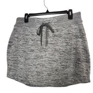 Z by Zobha Ladies Slub Skort heathered grey Size Large